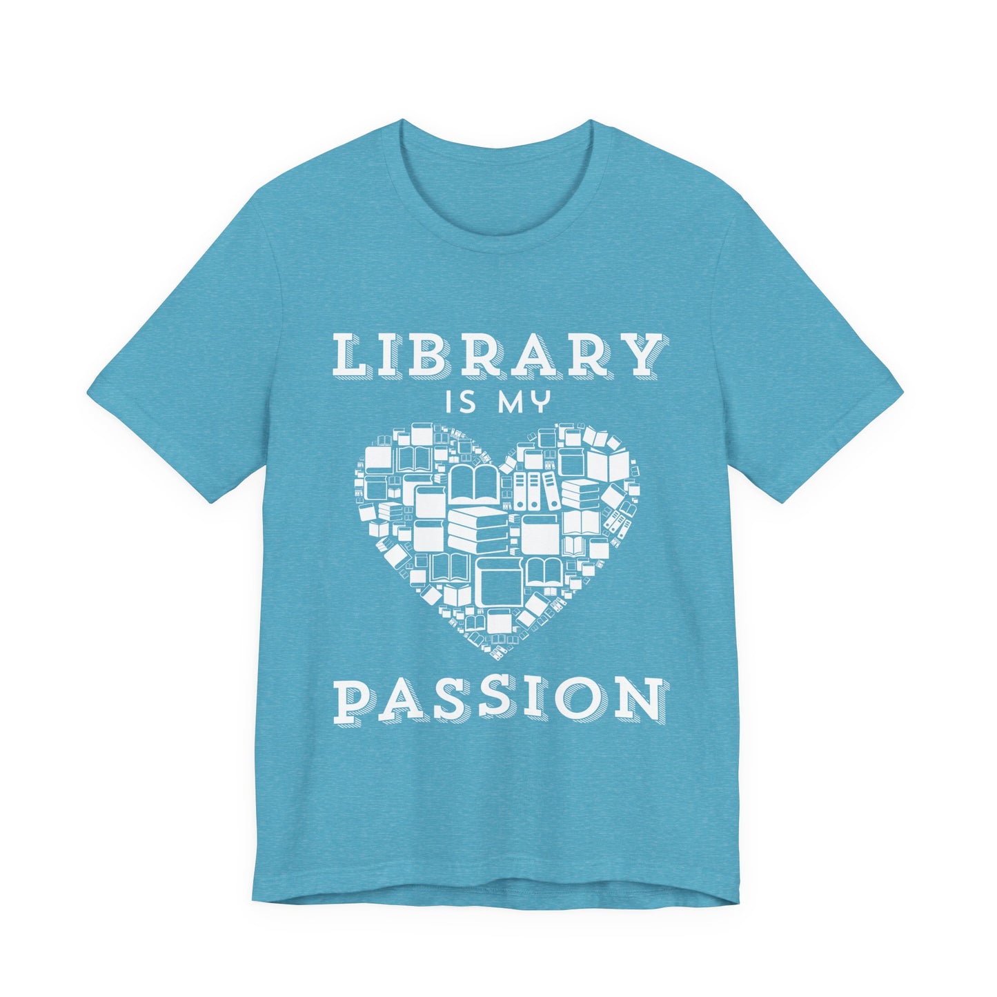 Unisex Softstyle T-Shirt: Library is My Passion