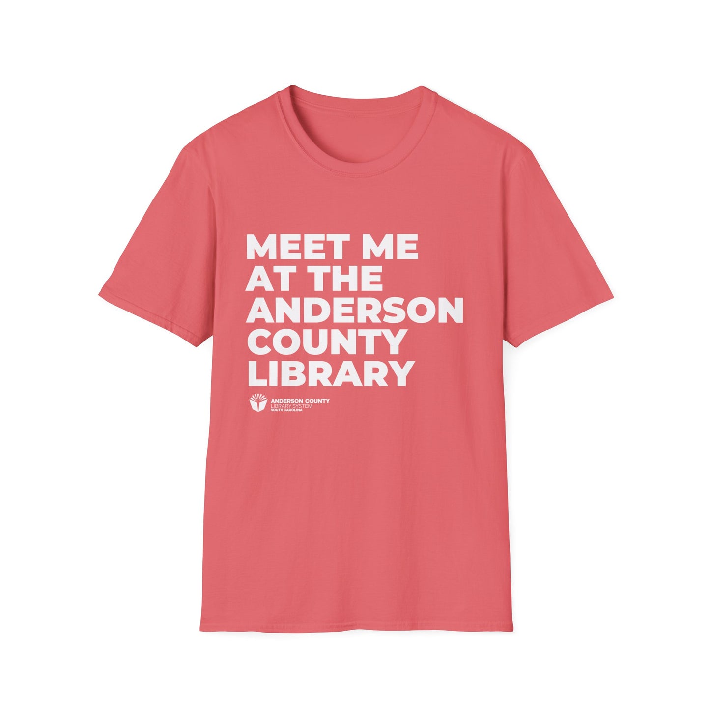 Unisex Softstyle T-Shirt: Meet Me at the Library