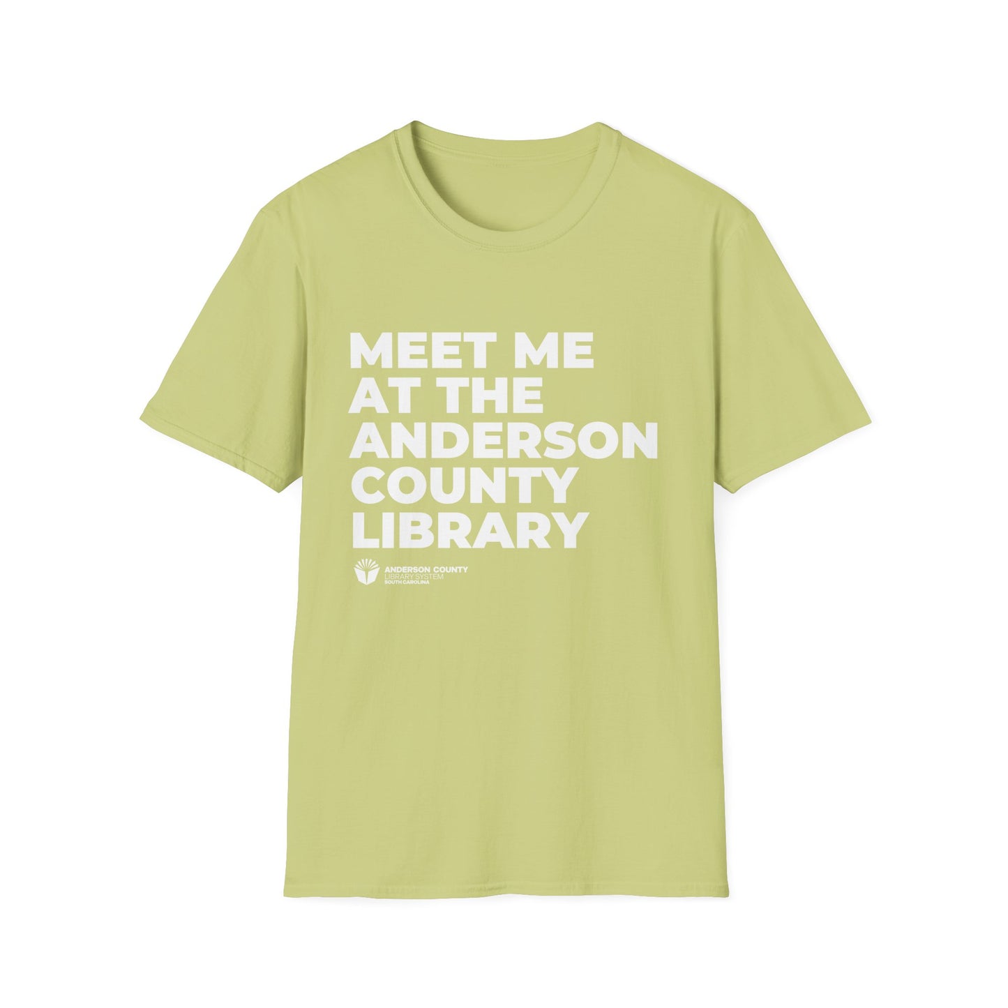 Unisex Softstyle T-Shirt: Meet Me at the Library