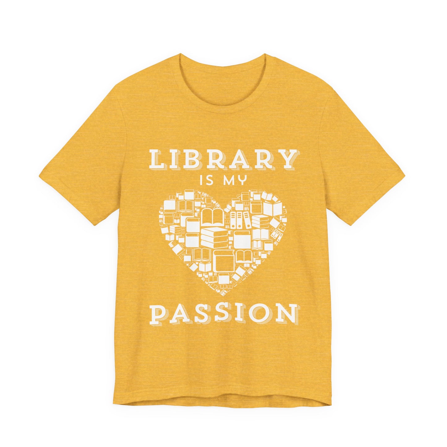 Unisex Softstyle T-Shirt: Library is My Passion
