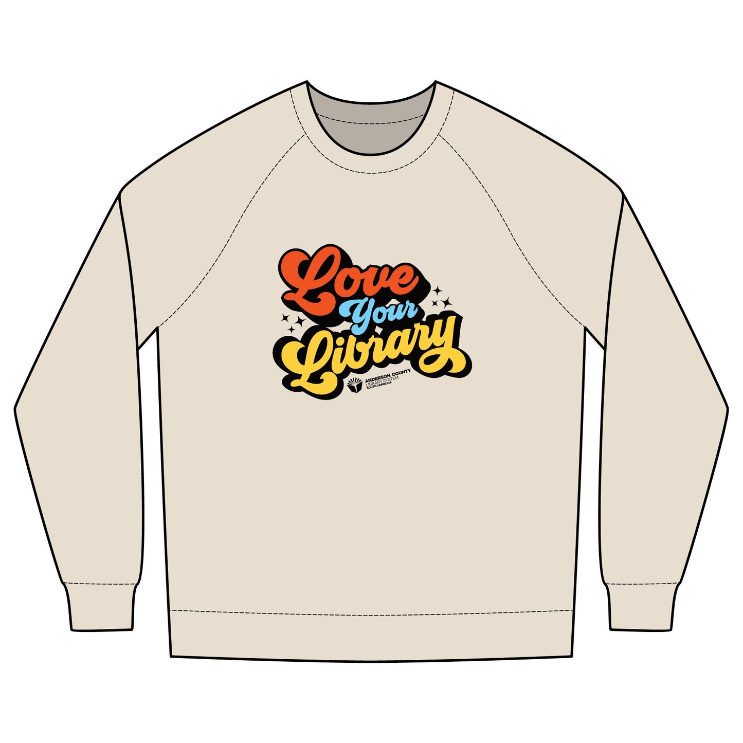 Sweatshirt: Love Your Library
