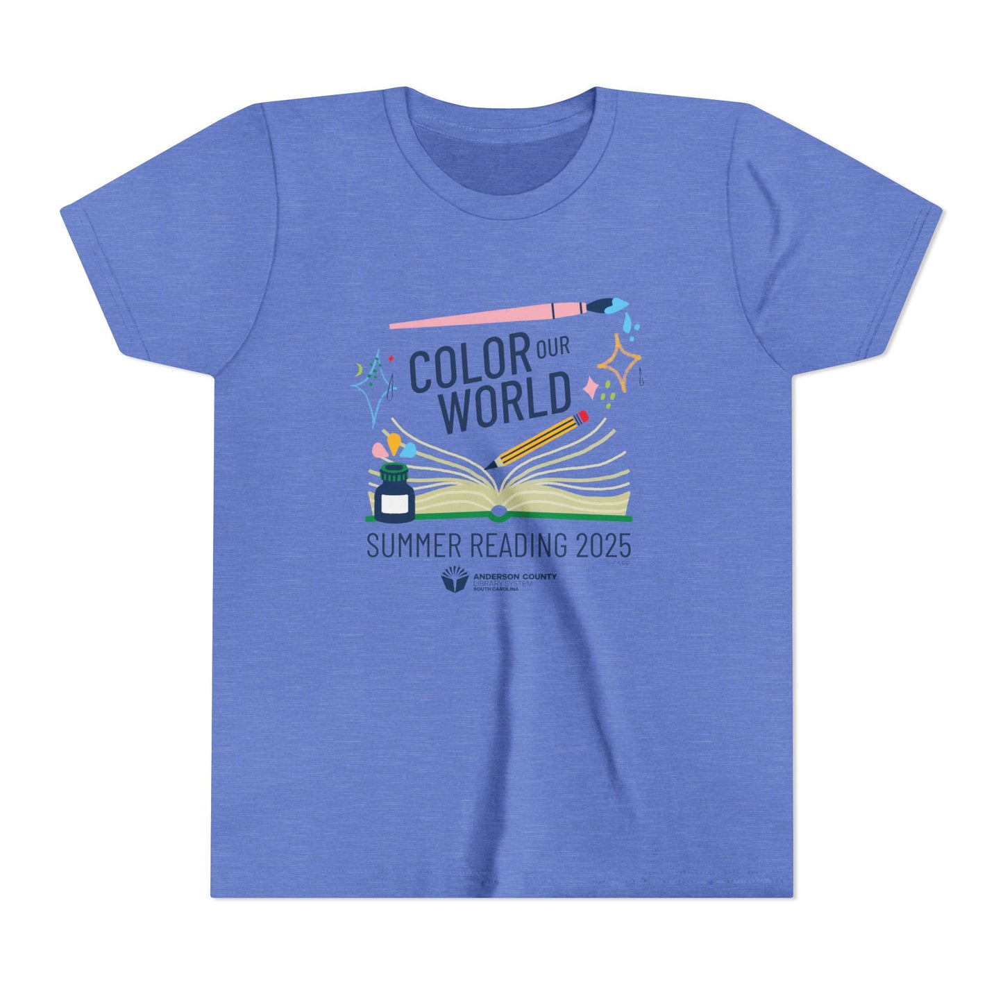 Youth Summer Reading T-Shirt: Color Our World