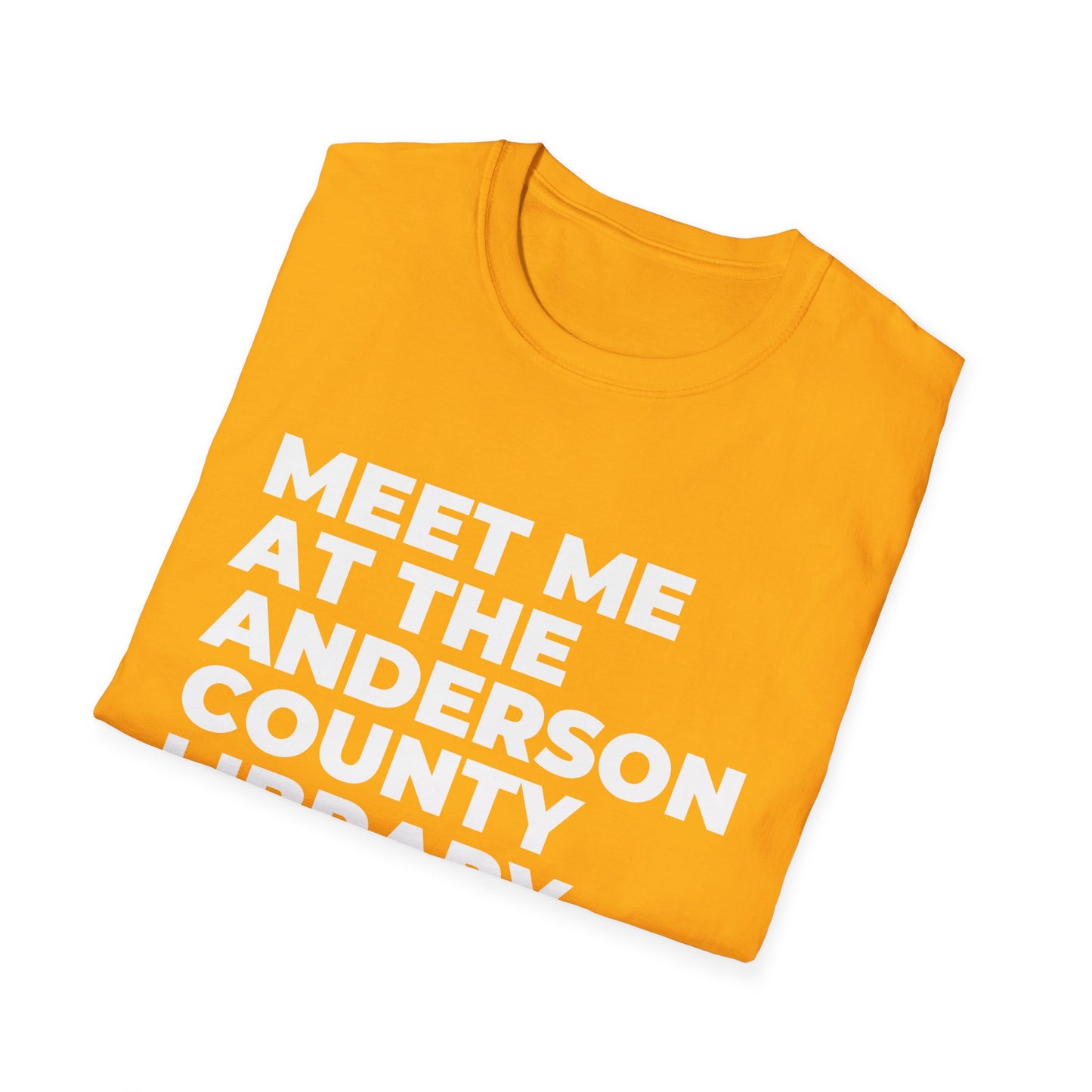 Unisex Softstyle T-Shirt: Meet Me at the Library