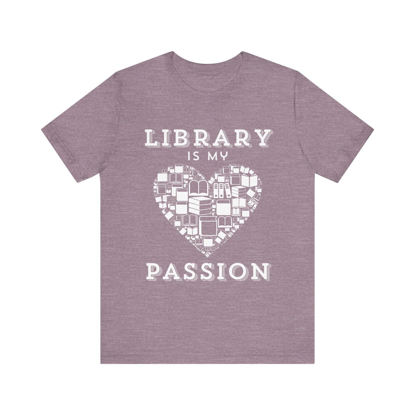 Unisex Softstyle T-Shirt: Library is My Passion