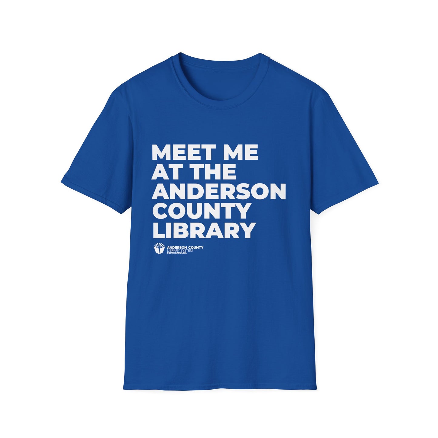 Unisex Softstyle T-Shirt: Meet Me at the Library