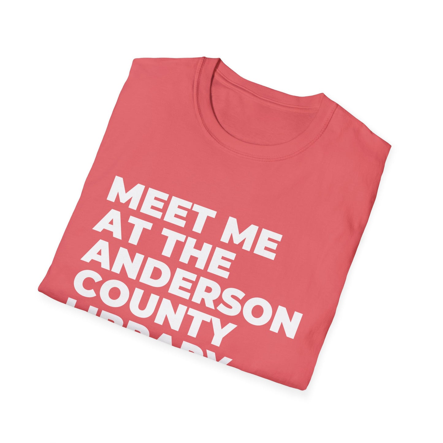 Unisex Softstyle T-Shirt: Meet Me at the Library