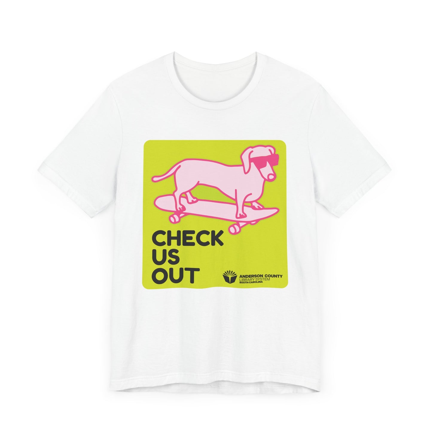 Unisex Softstyle T-Shirt: Check Us Out