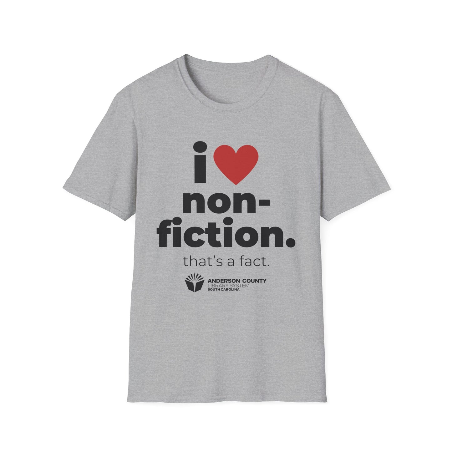 Unisex Softstyle T-Shirt: I Heart Nonfiction