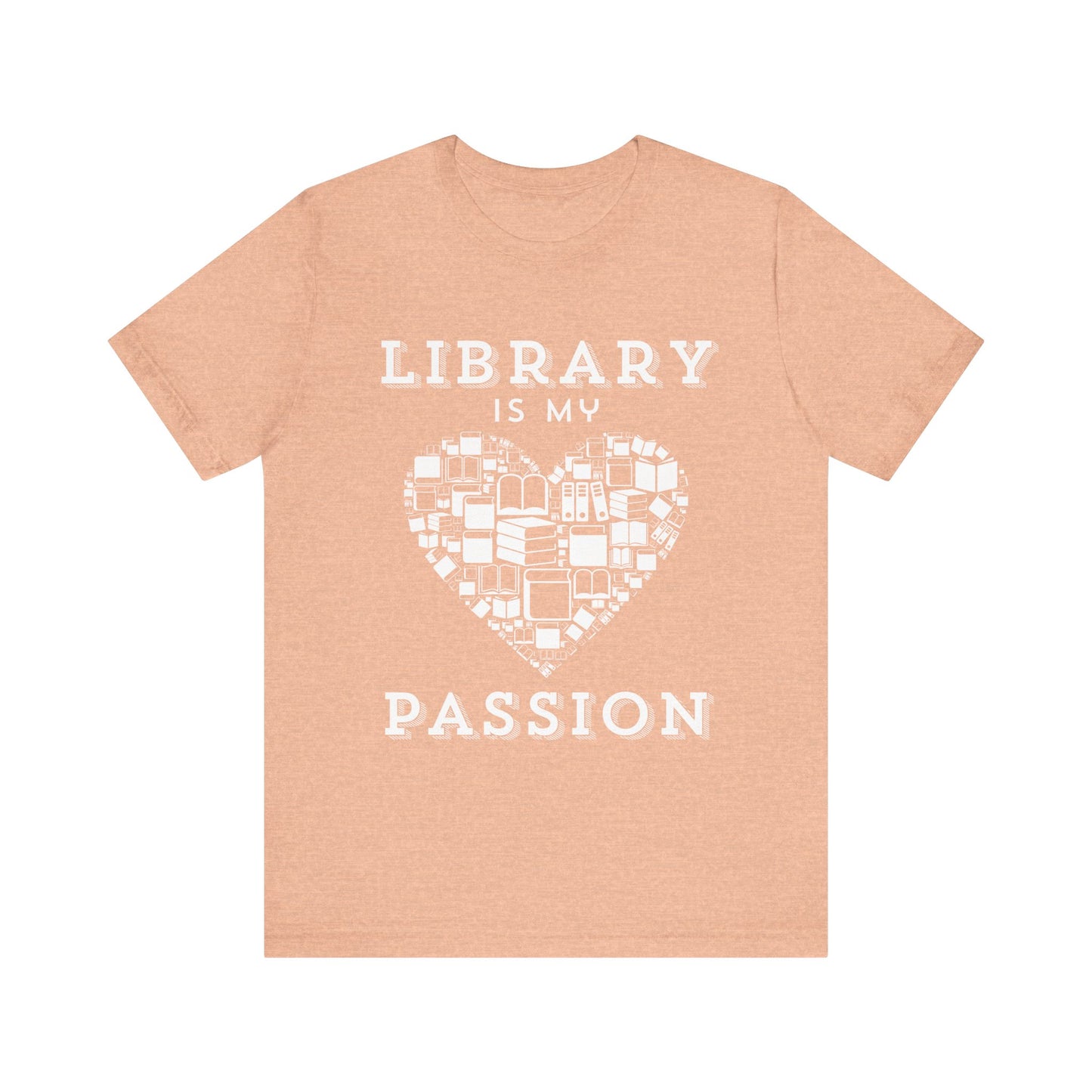 Unisex Softstyle T-Shirt: Library is My Passion
