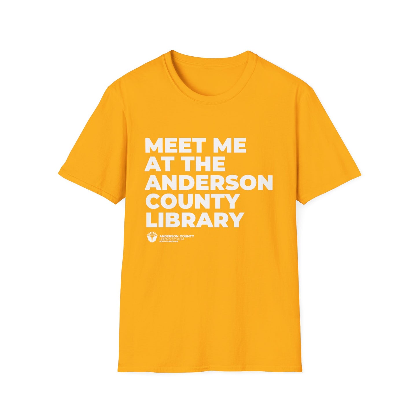 Unisex Softstyle T-Shirt: Meet Me at the Library