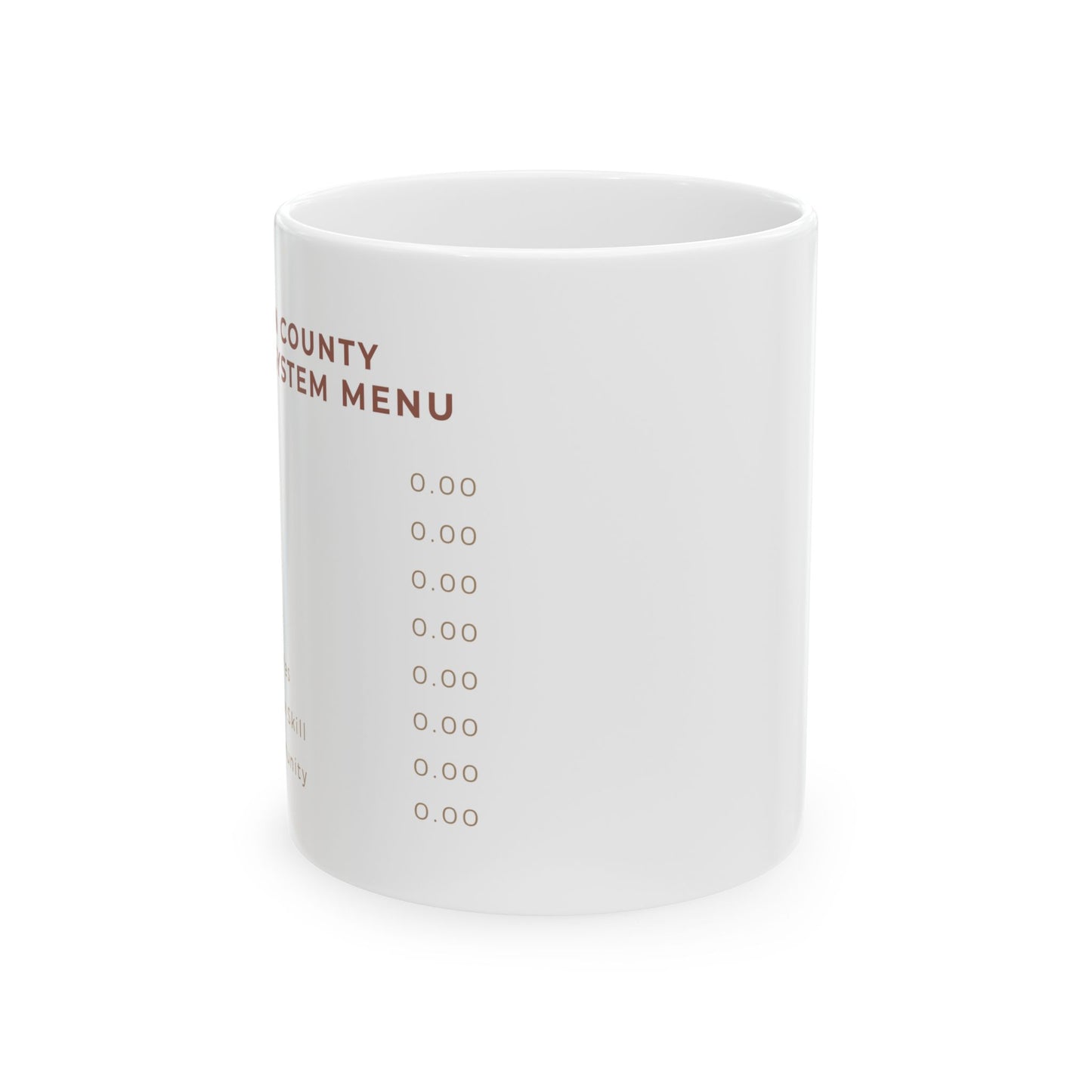 Mug: Library Menu