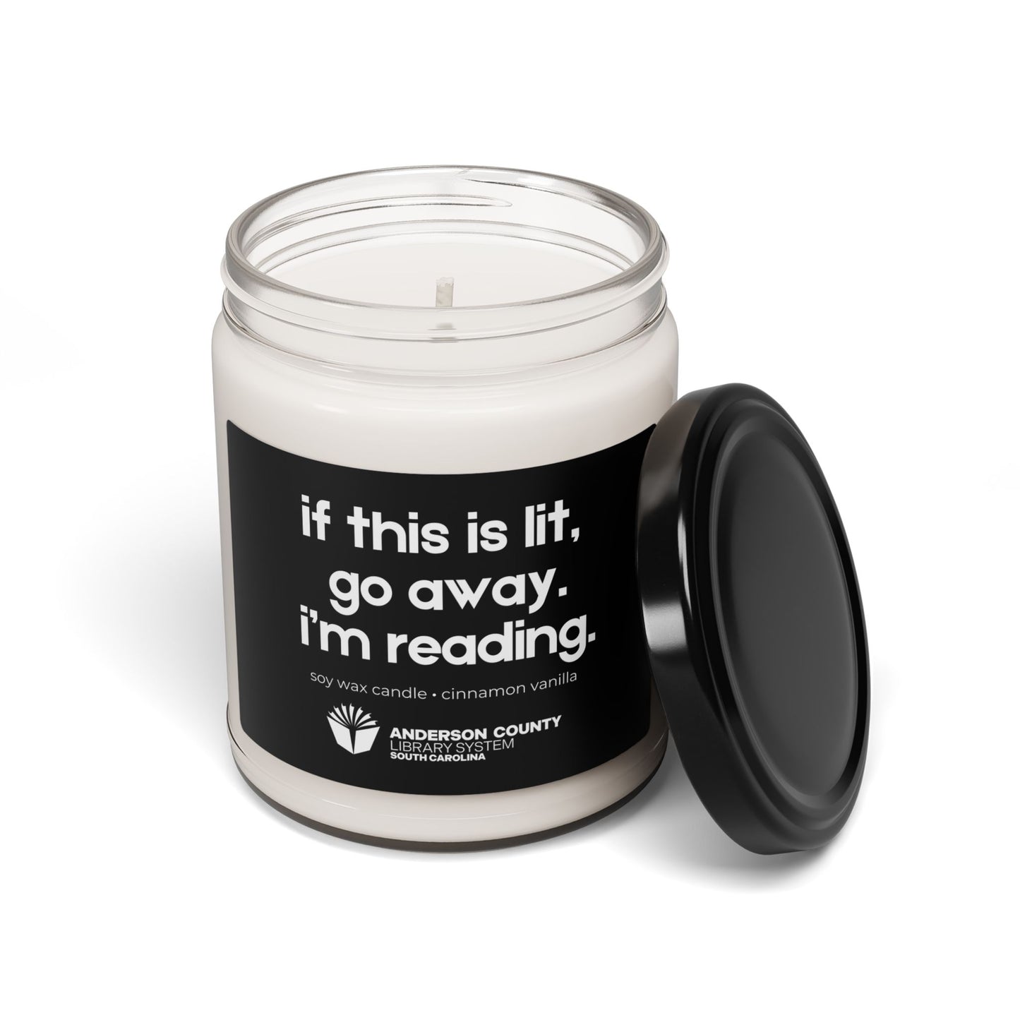 Scented Soy Candle, 9oz: If this is lit...