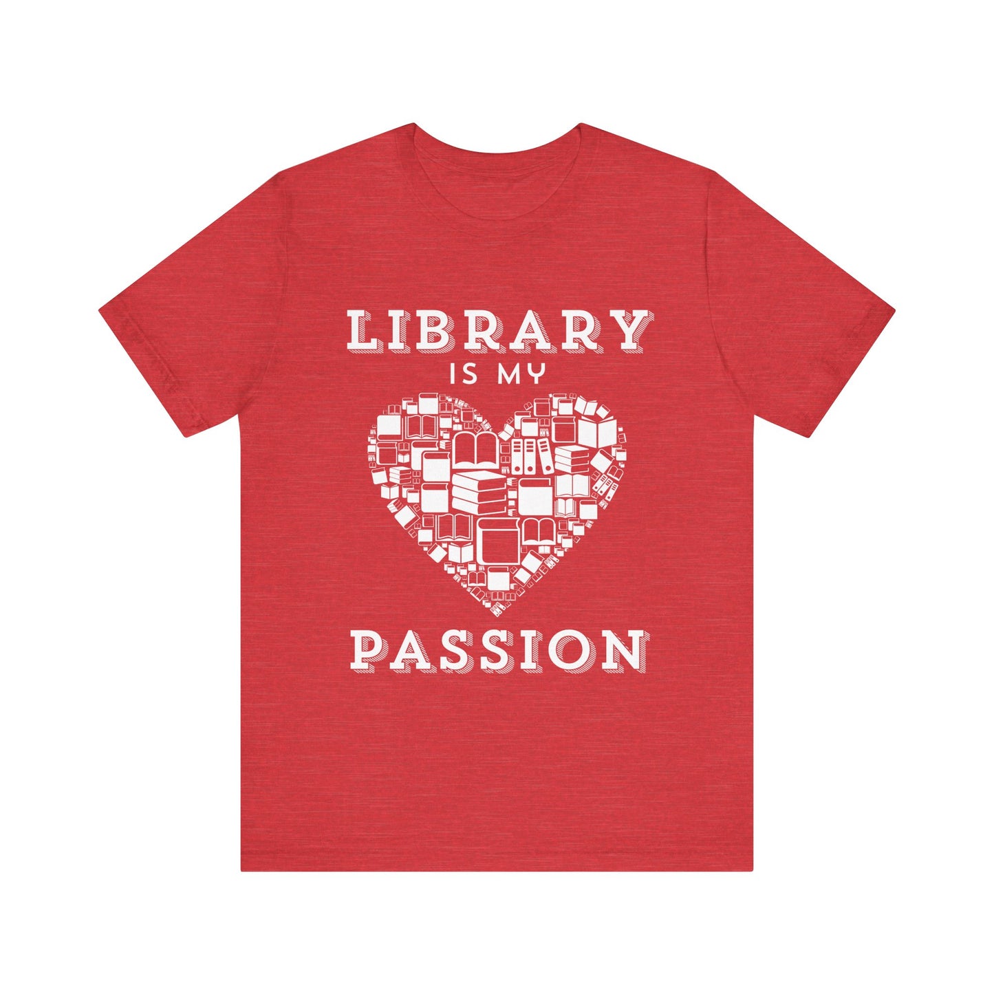 Unisex Softstyle T-Shirt: Library is My Passion