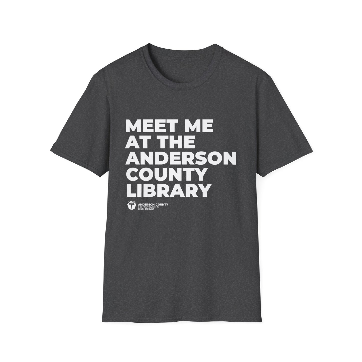 Unisex Softstyle T-Shirt: Meet Me at the Library