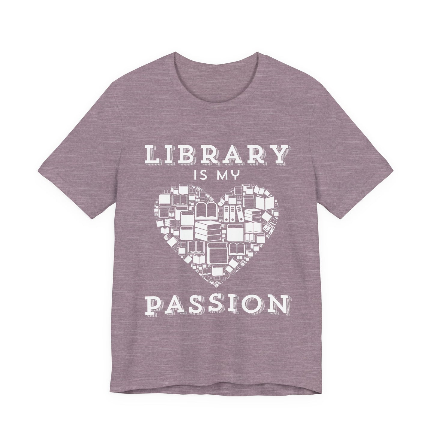 Unisex Softstyle T-Shirt: Library is My Passion