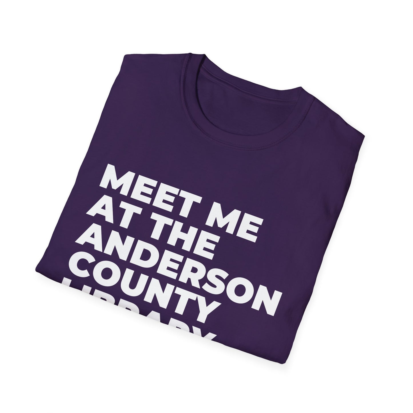 Unisex Softstyle T-Shirt: Meet Me at the Library