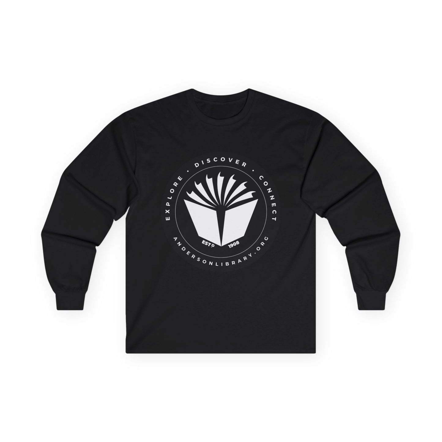 Long Sleeve Tee: B&W Logo
