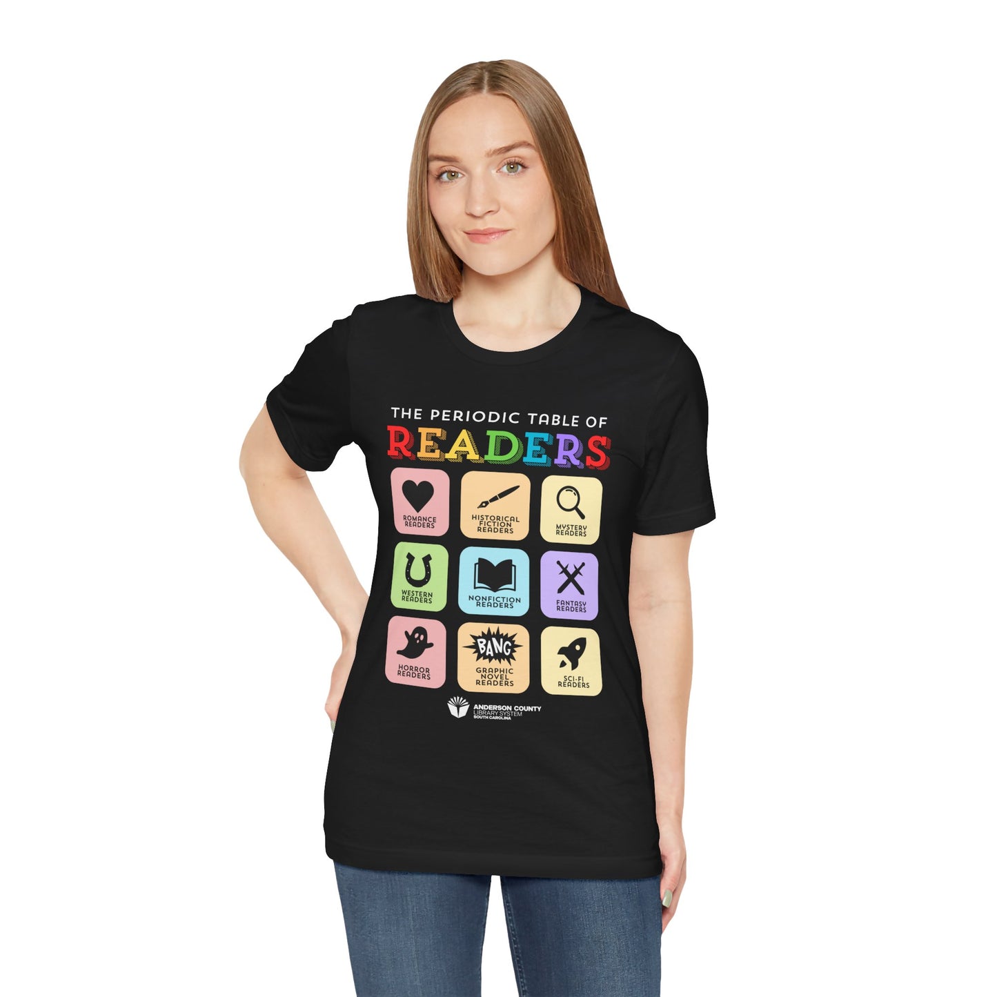 Unisex Softstyle T-Shirt: Periodic Table of Readers