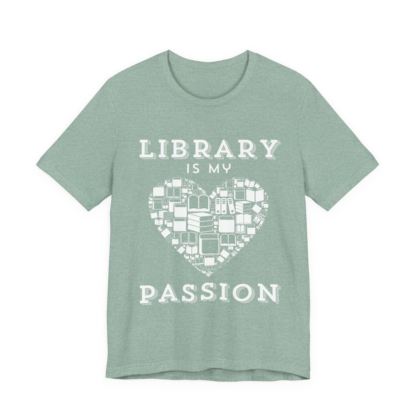 Unisex Softstyle T-Shirt: Library is My Passion