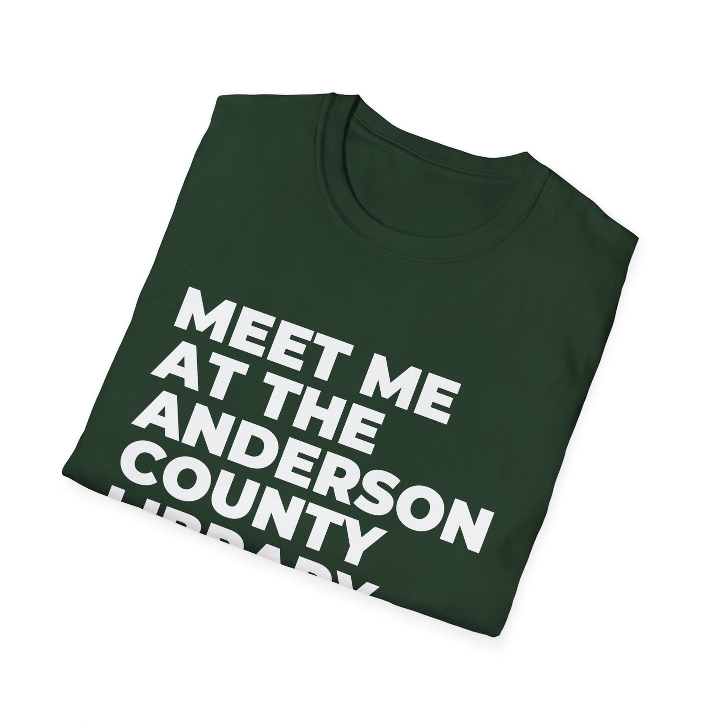 Unisex Softstyle T-Shirt: Meet Me at the Library