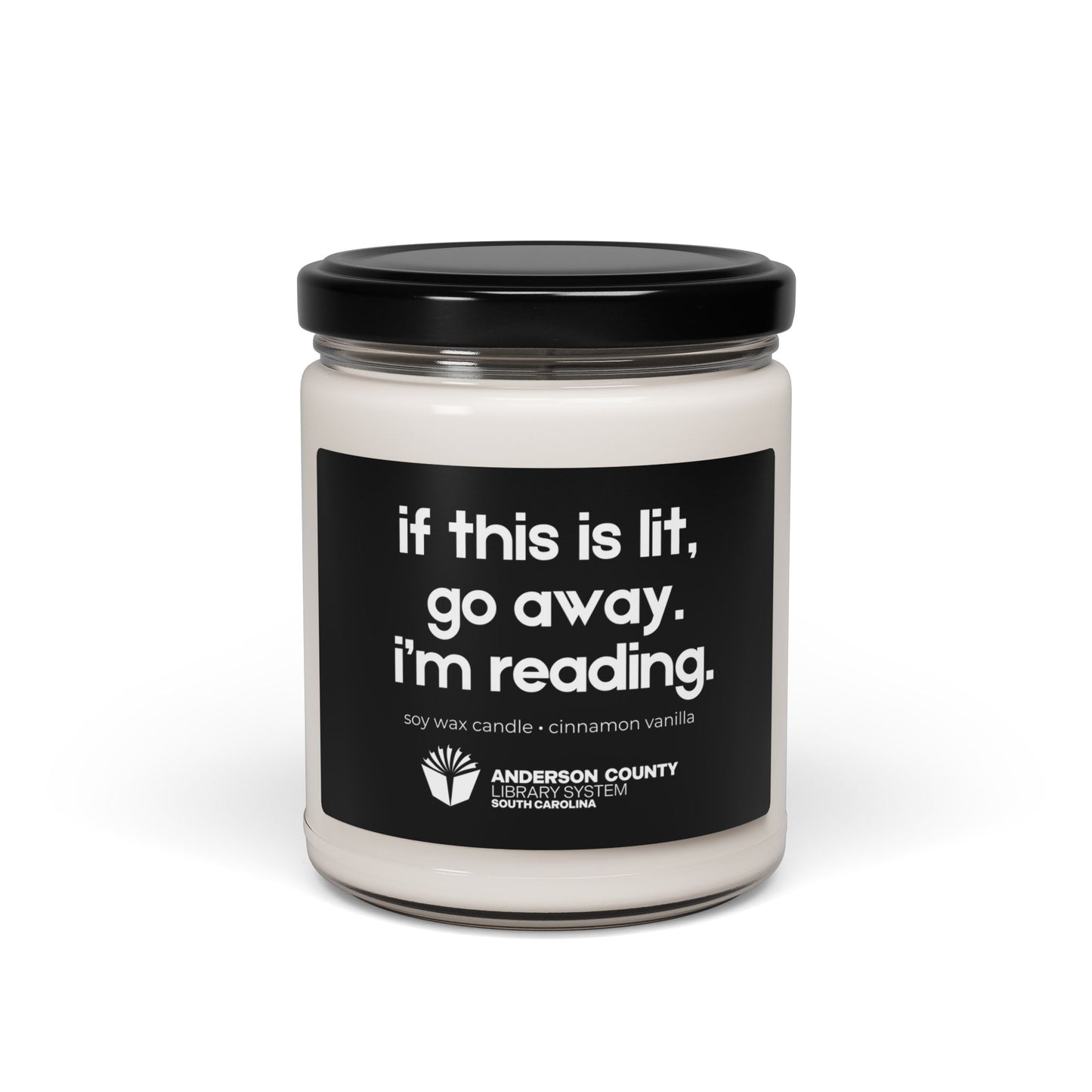Scented Soy Candle, 9oz: If this is lit...