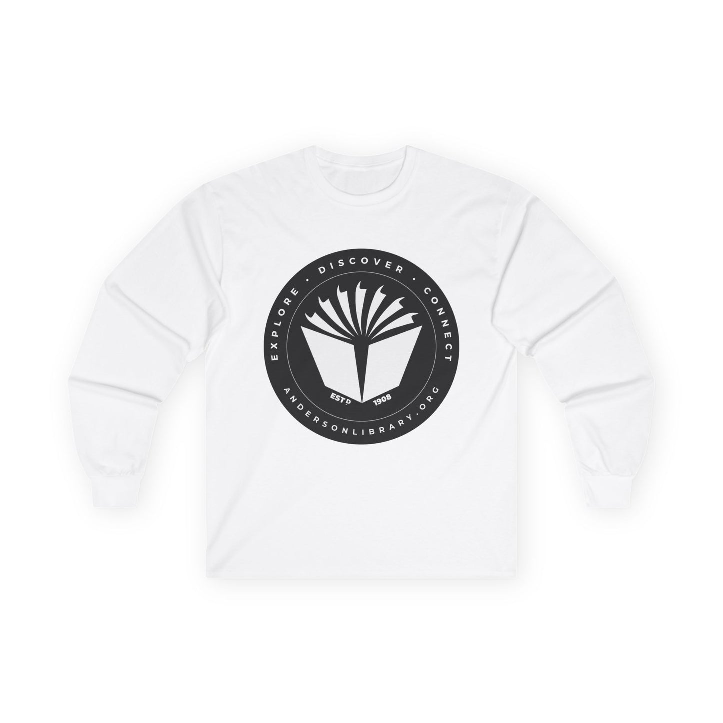Long Sleeve Tee: B&W Logo