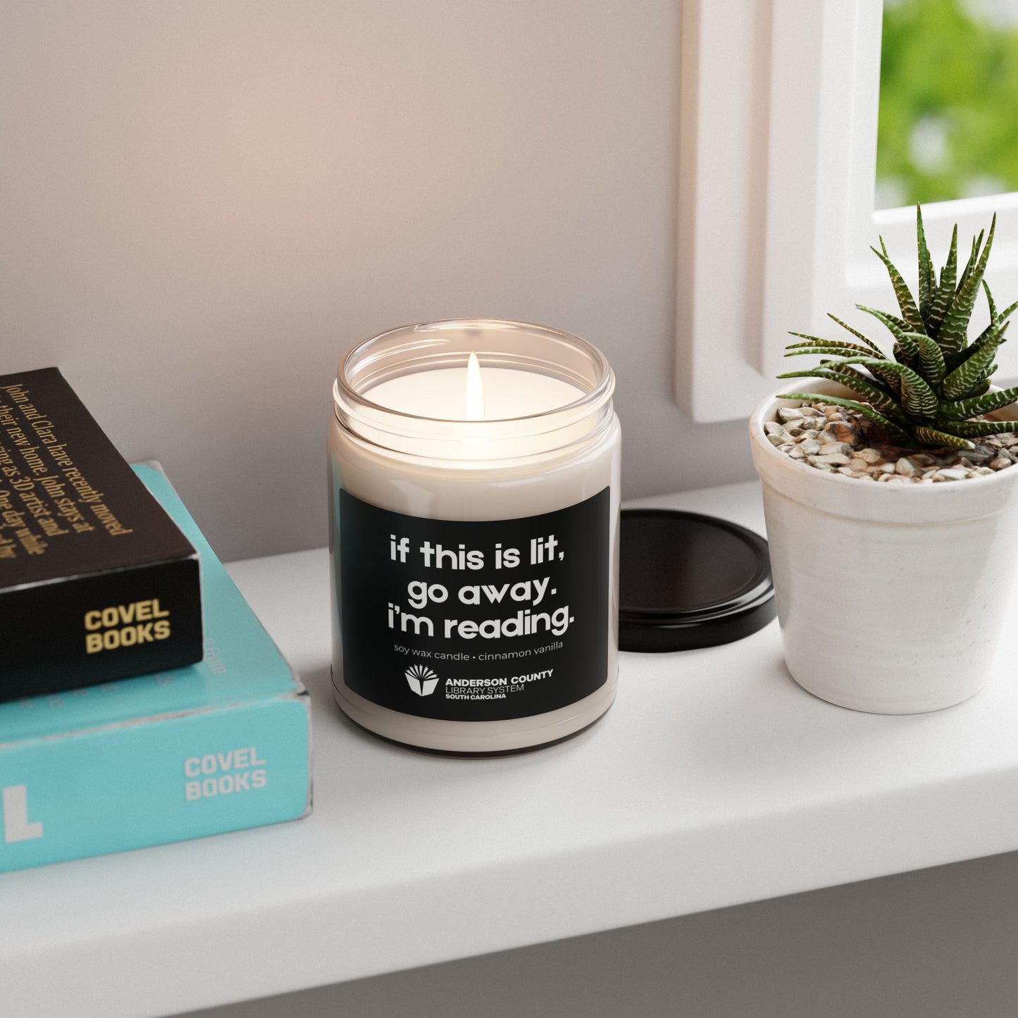 Scented Soy Candle, 9oz: If this is lit...