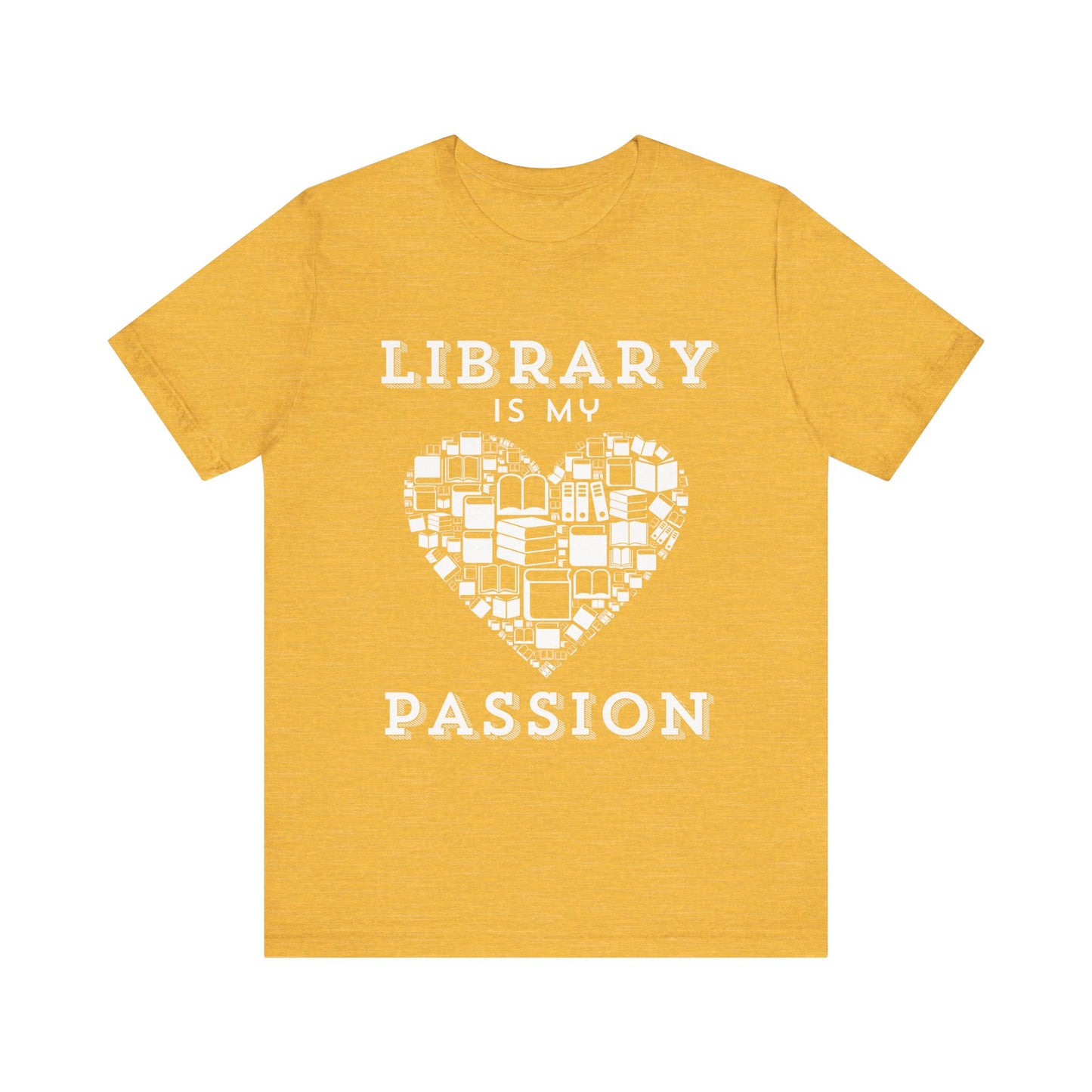 Unisex Softstyle T-Shirt: Library is My Passion