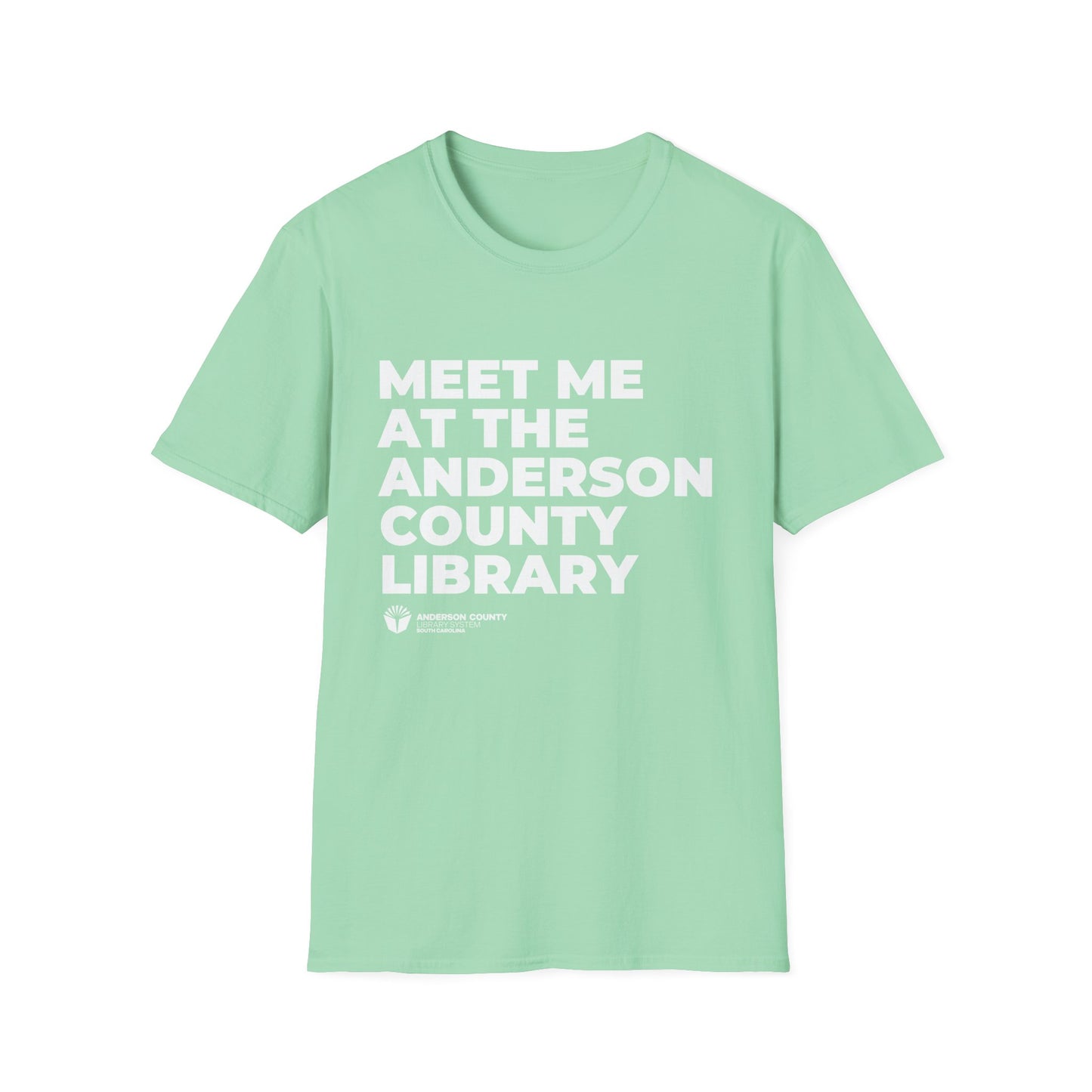 Unisex Softstyle T-Shirt: Meet Me at the Library