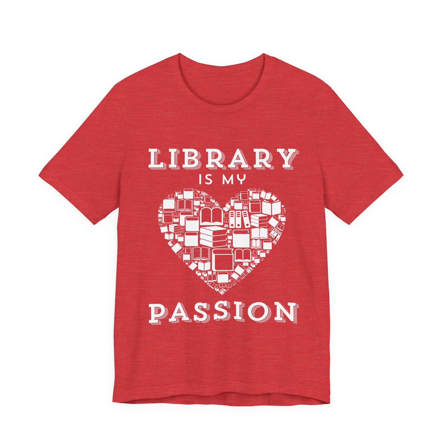 Unisex Softstyle T-Shirt: Library is My Passion