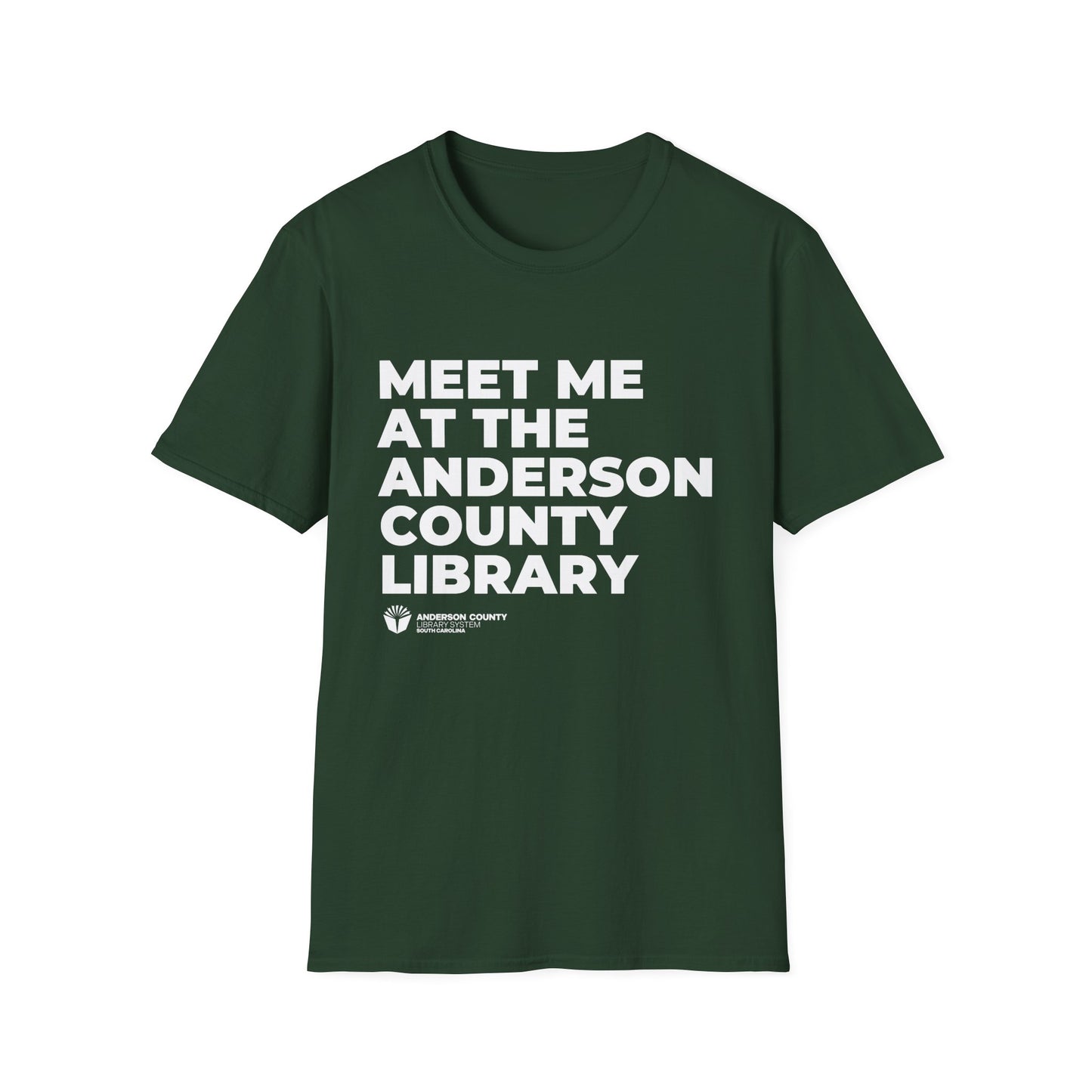 Unisex Softstyle T-Shirt: Meet Me at the Library