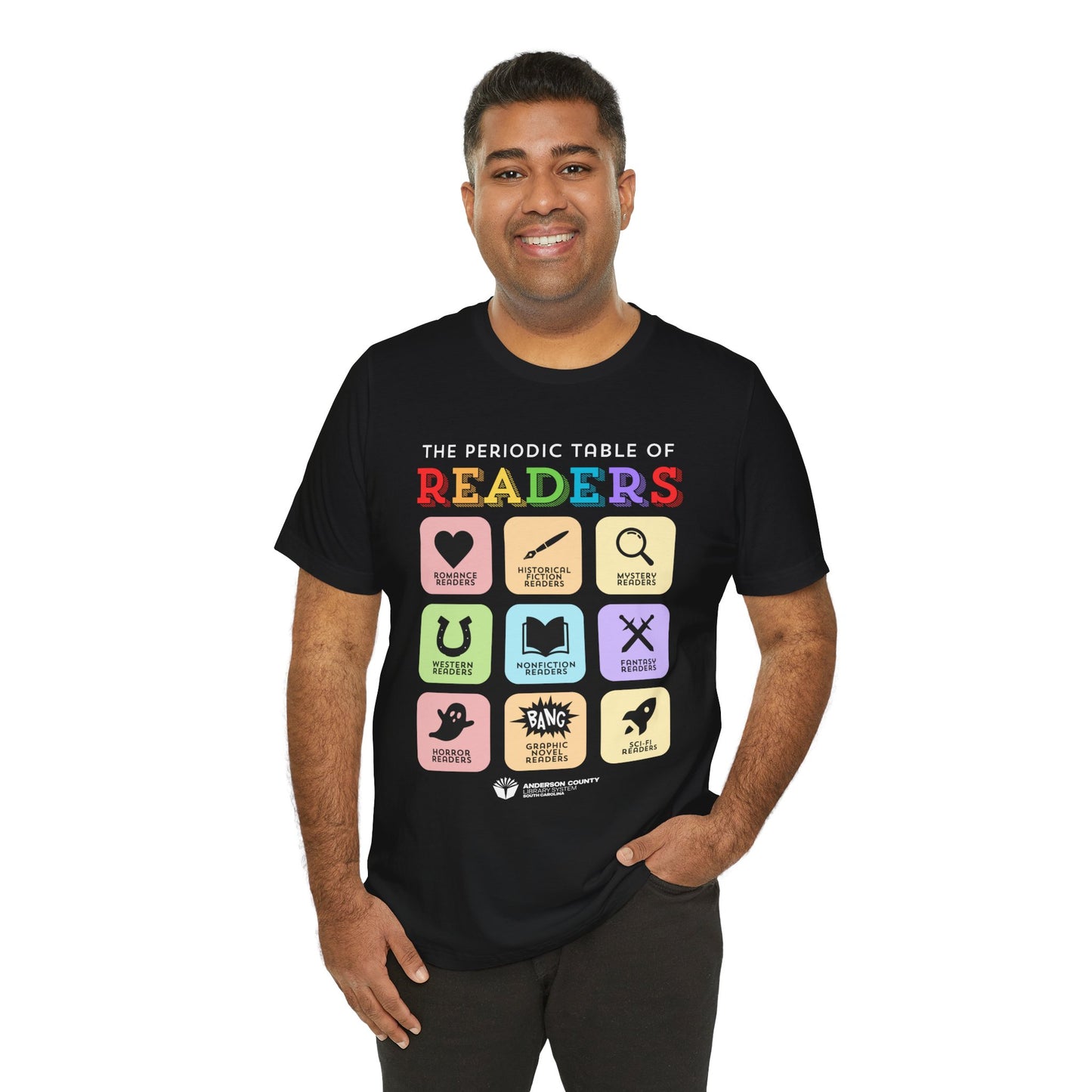 Unisex Softstyle T-Shirt: Periodic Table of Readers