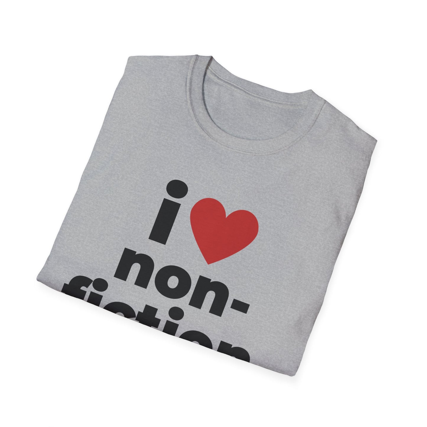 Unisex Softstyle T-Shirt: I Heart Nonfiction