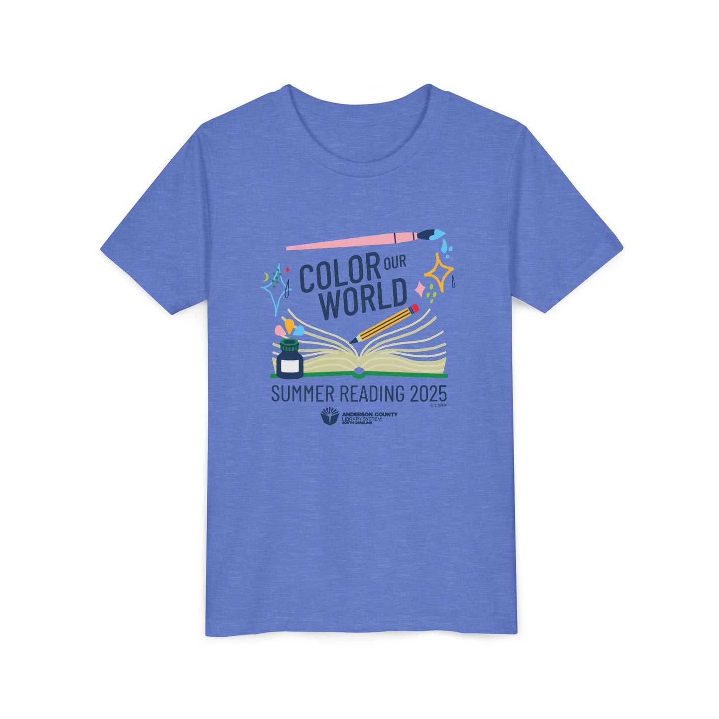 Youth Summer Reading T-Shirt: Color Our World