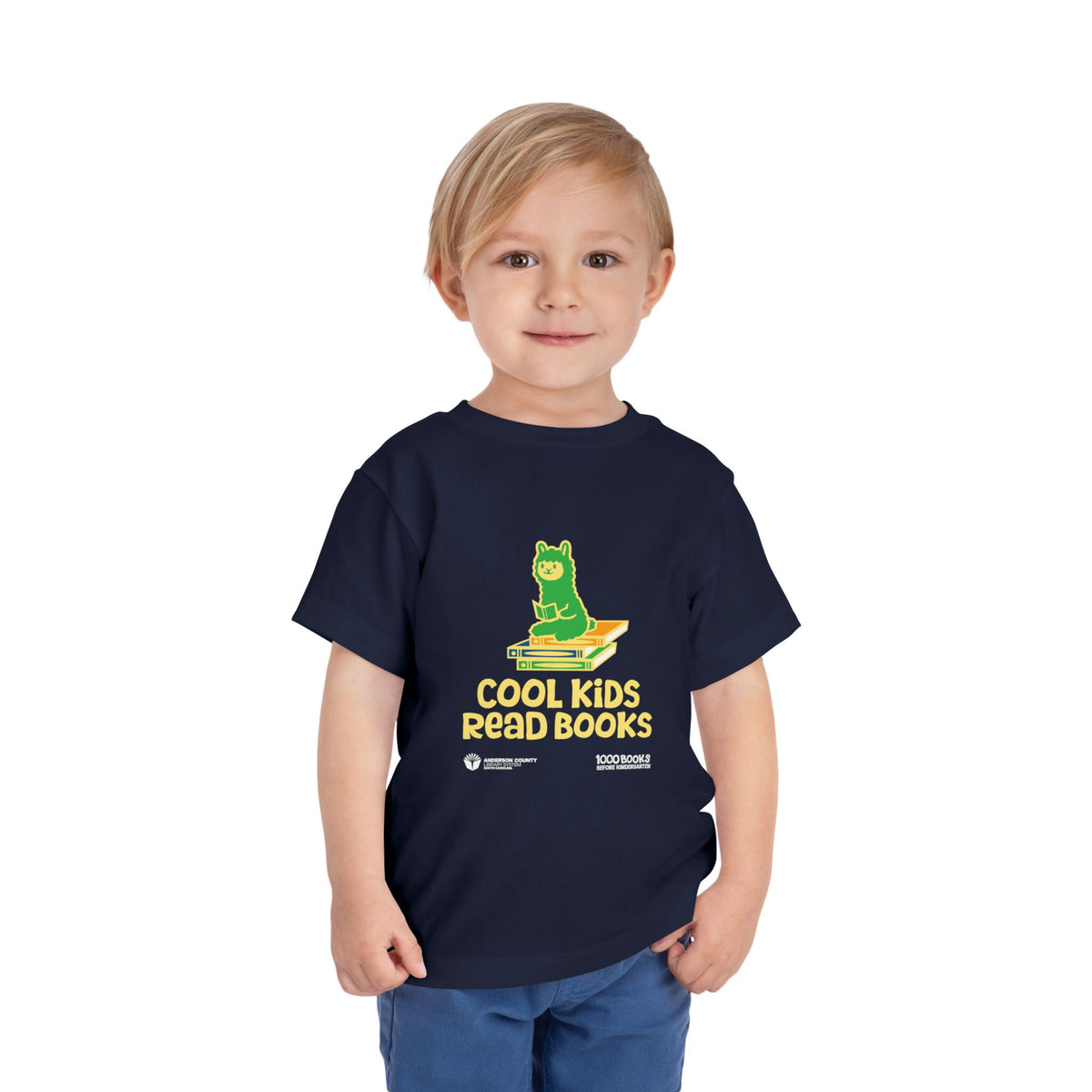 Copy of Copy of Toddler Short Sleeve Tee : Books are magic 1,000 Books Before Kindergarten