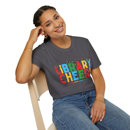 Unisex Softstyle T-Shirt: Library Cheer!