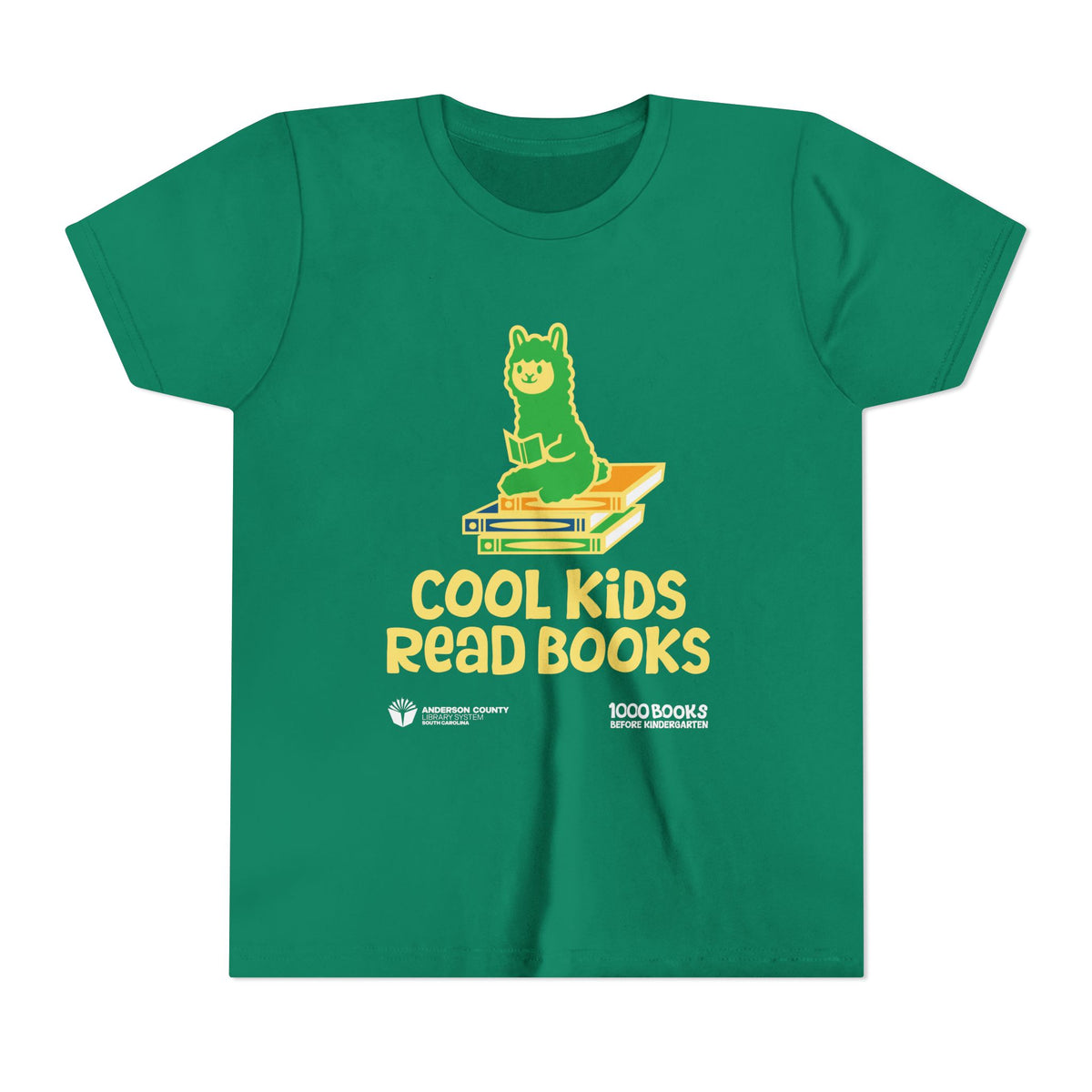 Youth Short Sleeve Tee : Cool Kids Read Books 1,000 Books Before Kindergarten