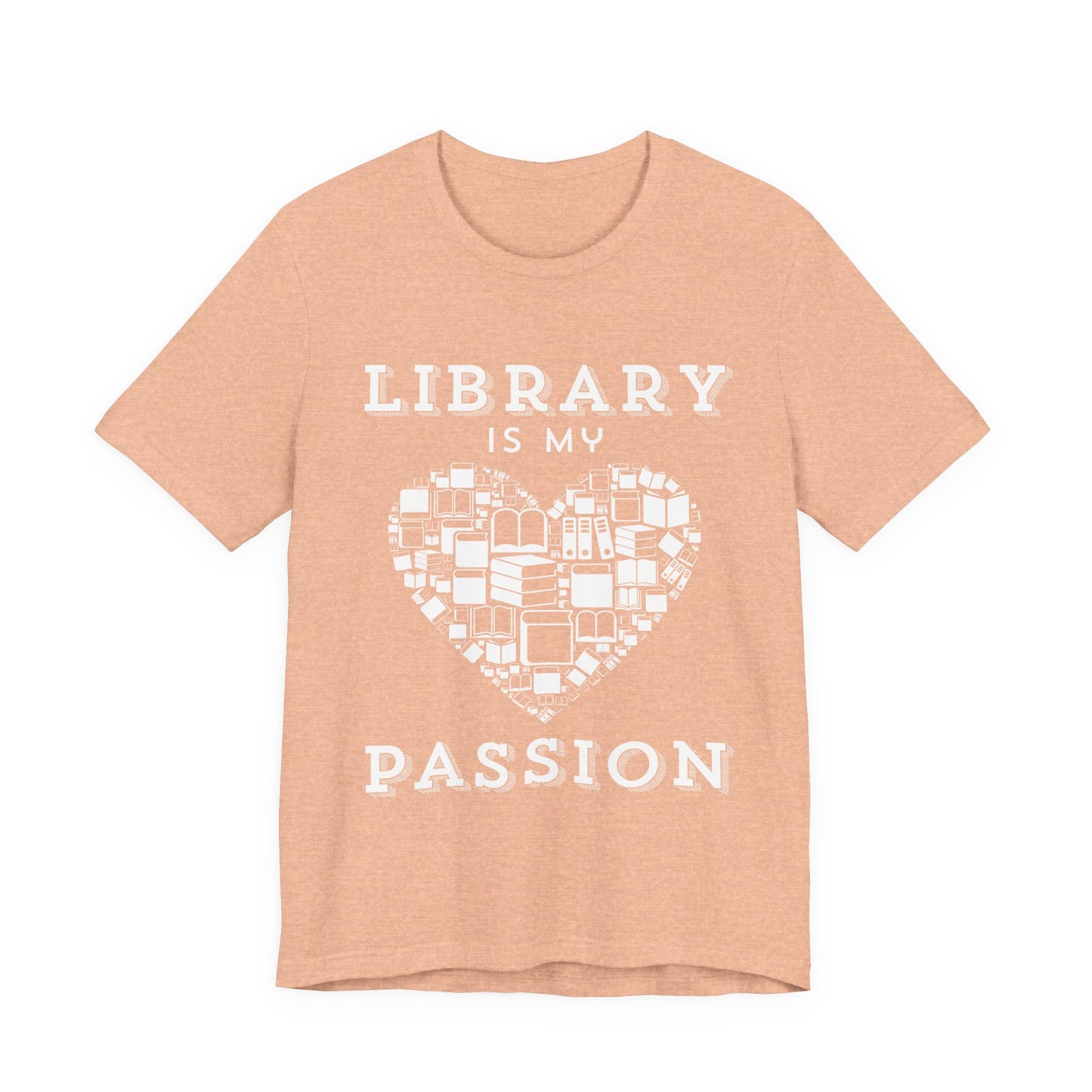 Unisex Softstyle T-Shirt: Library is My Passion