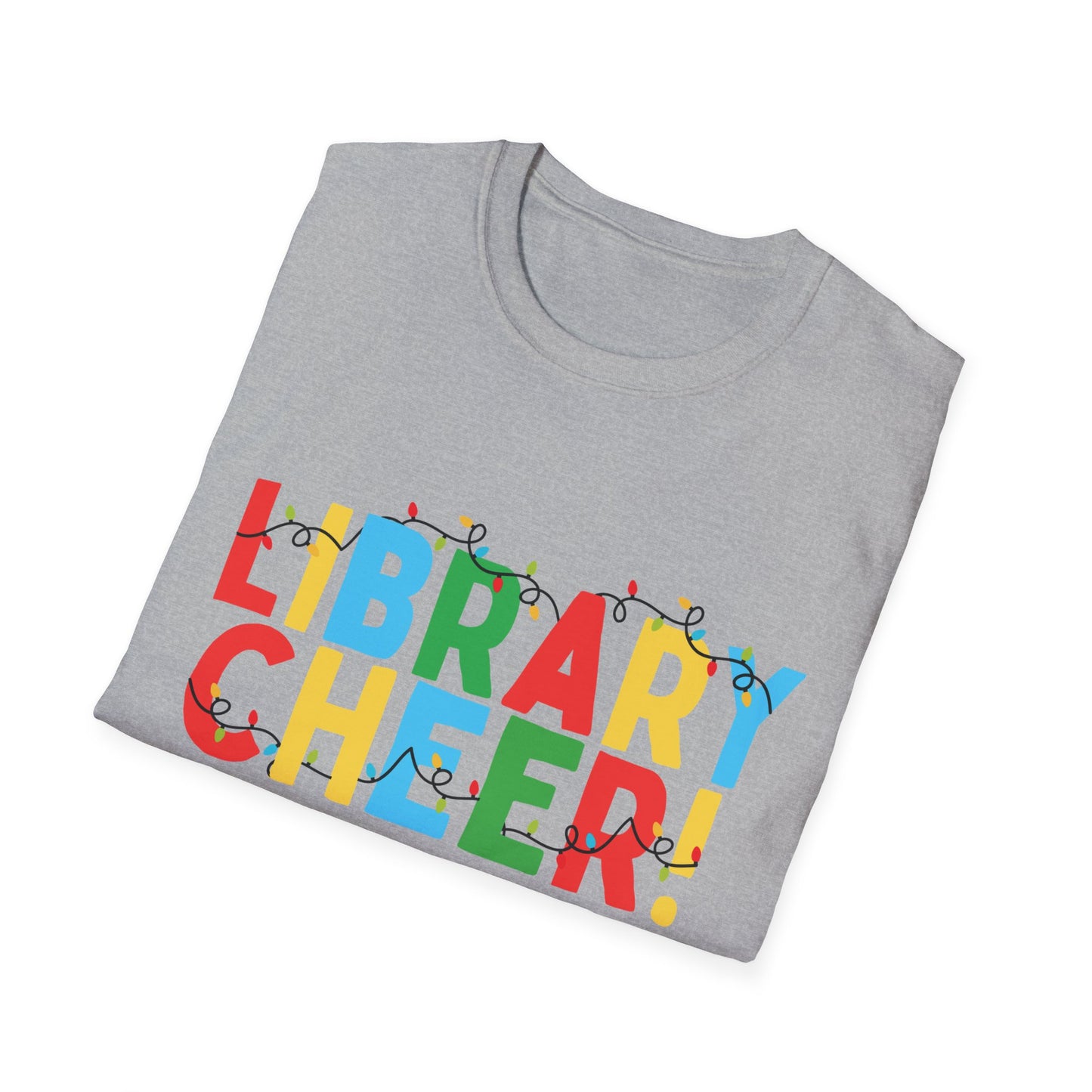 Unisex Softstyle T-Shirt: Library Cheer!