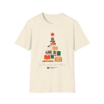 Unisex Softstyle T-Shirt: 'Tis the Season for Readin'