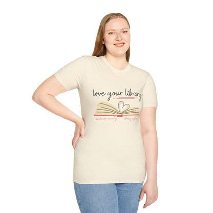 Unisex Softstyle T-Shirt: Love Your Library 2026 Edition