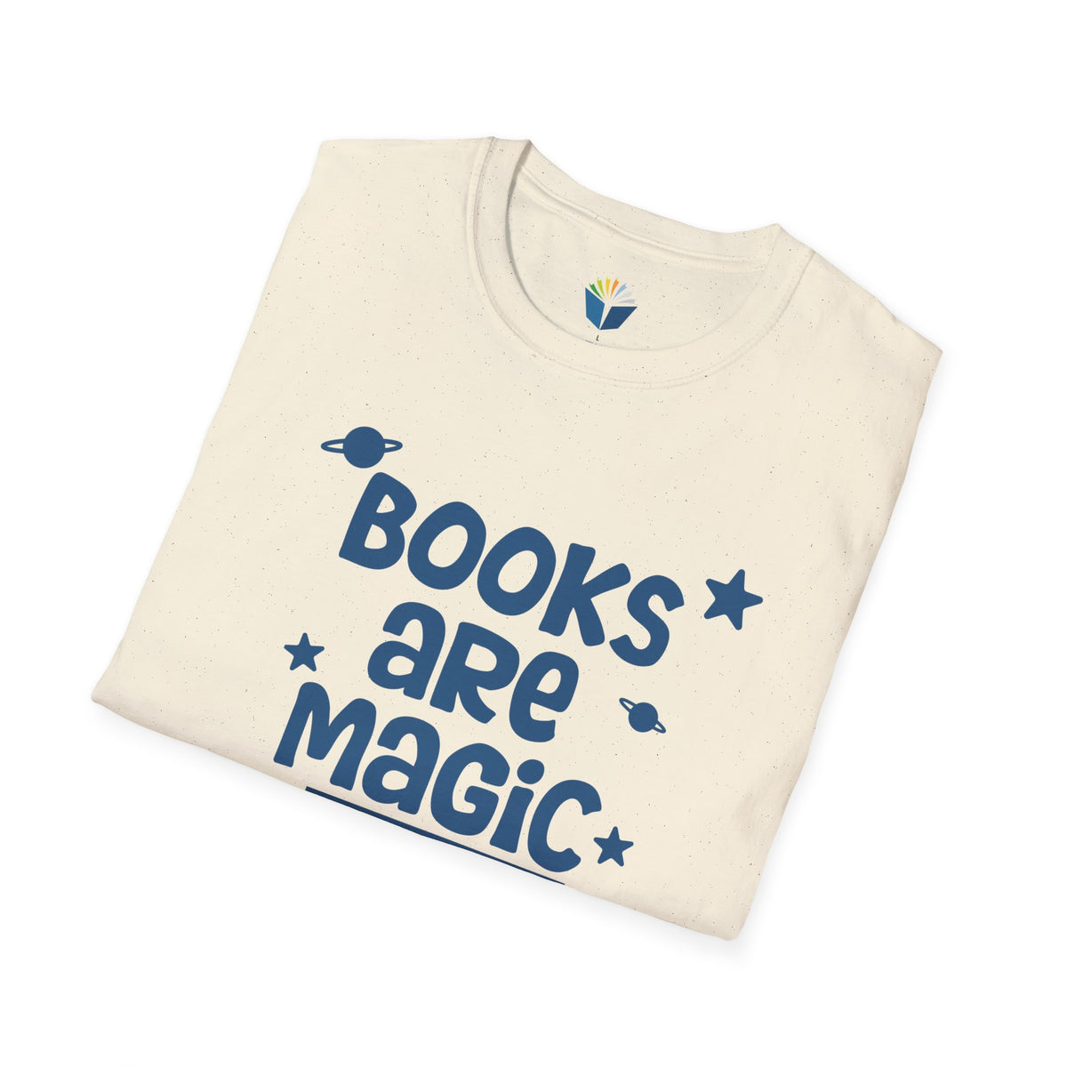 Unisex Softstyle T-Shirt: Books Are Magic 1,000 Books Before Kindergarten