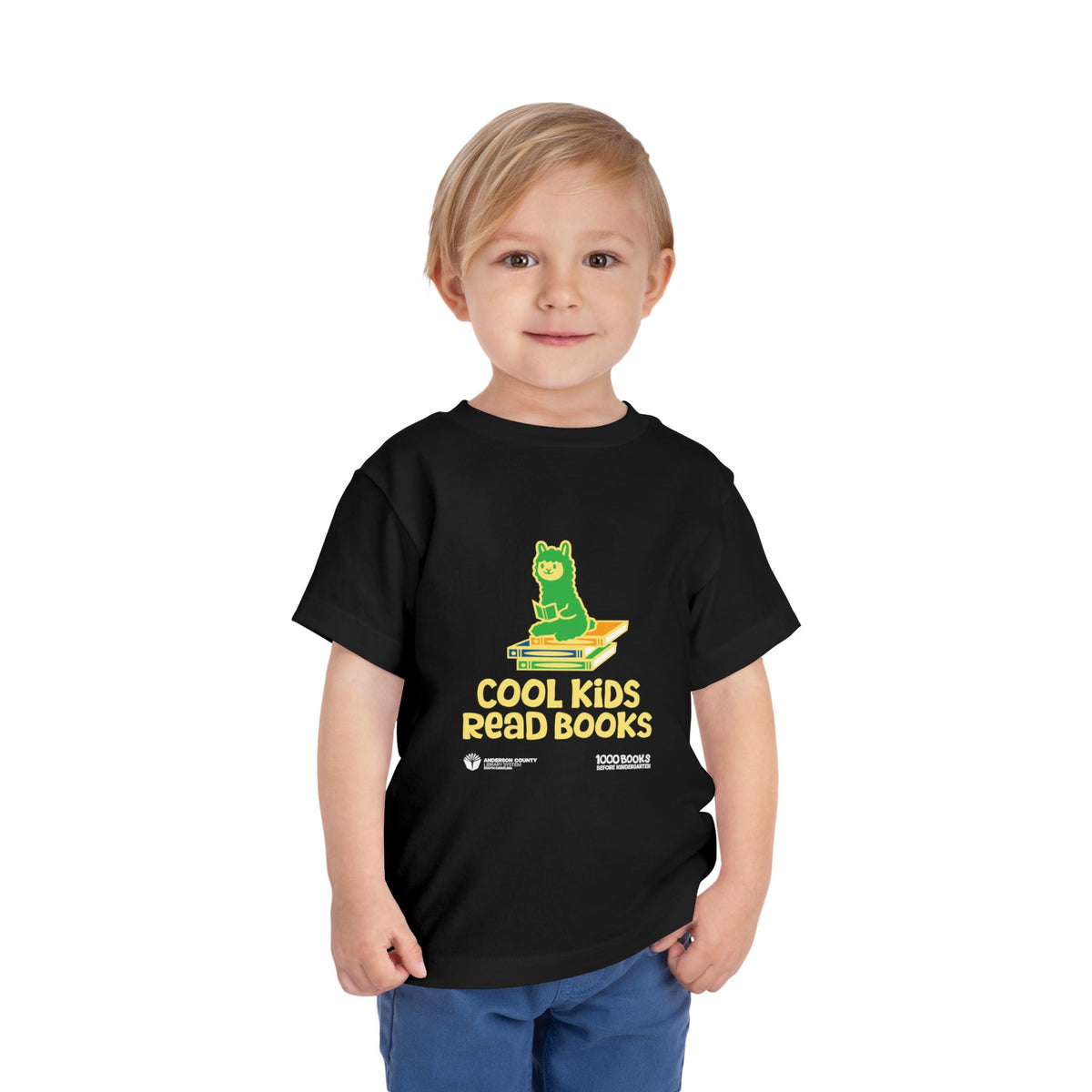Copy of Copy of Toddler Short Sleeve Tee : Books are magic 1,000 Books Before Kindergarten