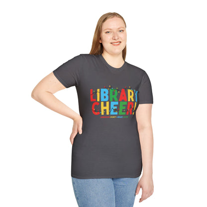 Unisex Softstyle T-Shirt: Library Cheer!