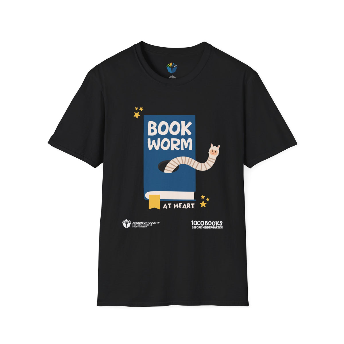 Copy of Unisex Softstyle T-Shirt: BookWorm 1,000 Books Before Kindergarten