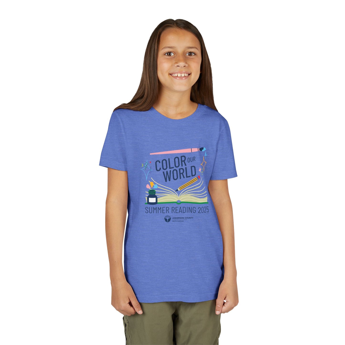 Youth Summer Reading T-Shirt: Color Our World