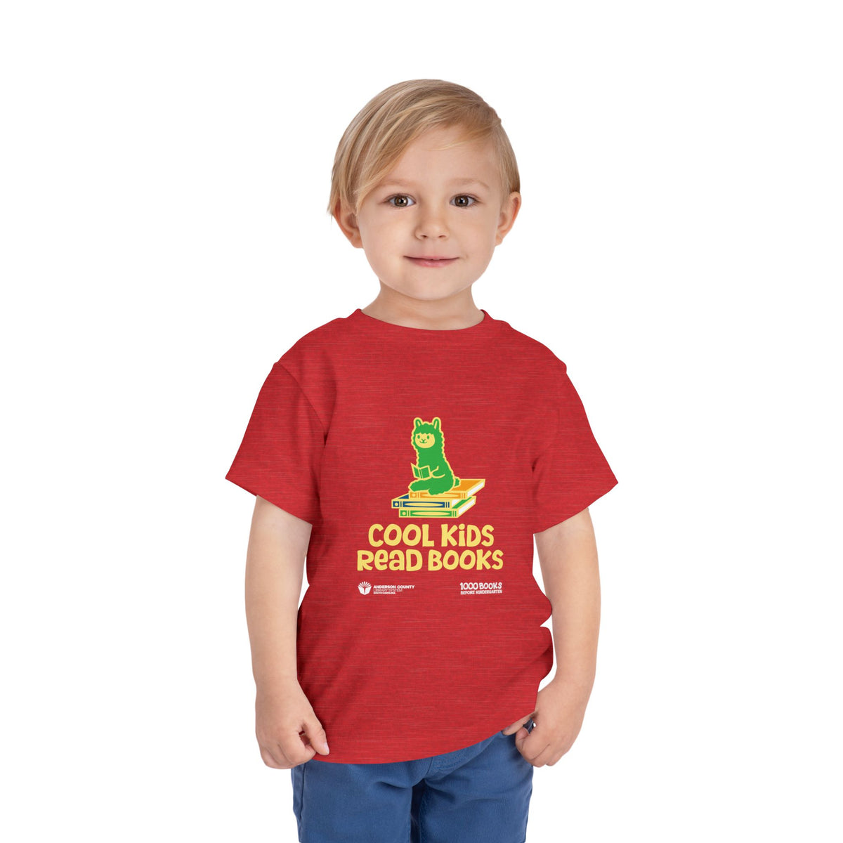 Copy of Copy of Toddler Short Sleeve Tee : Books are magic 1,000 Books Before Kindergarten