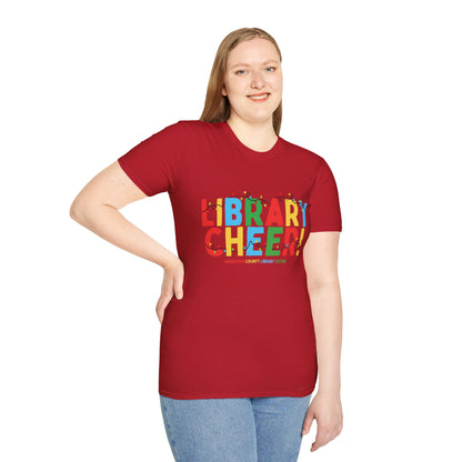 Unisex Softstyle T-Shirt: Library Cheer!