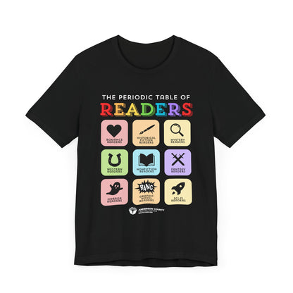 Unisex Softstyle T-Shirt: Periodic Table of Readers