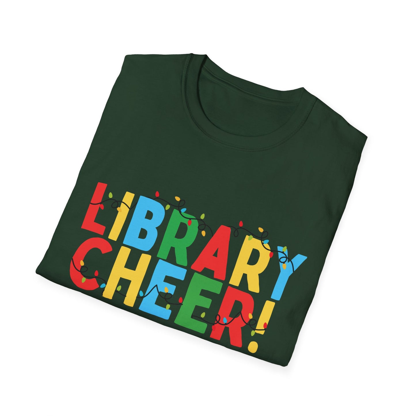 Unisex Softstyle T-Shirt: Library Cheer!